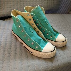 Converse Turquoise High-Top Sneakers